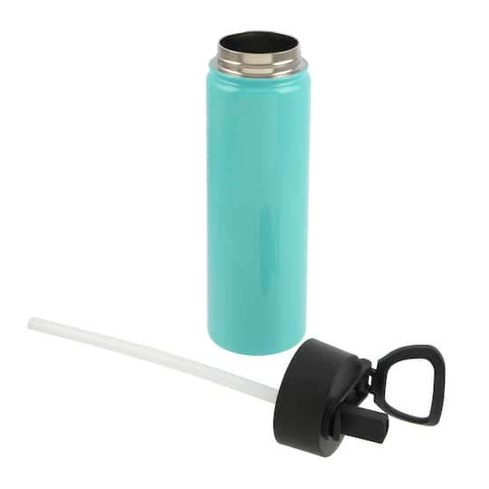 22oz. Stainless Steel Sublimation Water Bottle with Travel Lid by Make Market®